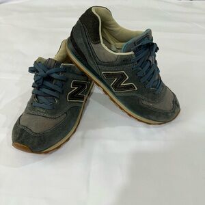 574 New Balance Blue/Teal/Tan Size 10
